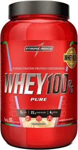Whey 100% Pure Concentrado Pote 900 g (Baunilha) - Integralmedica
