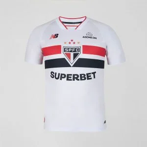 Camisa Home Torcedor Spfc 2026 Masculina por R$239,99 na New Balance (40% OFF)