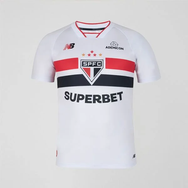 Camisa Home Torcedor Spfc 2026 Masculina por R$239,99 na New Balance (40% OFF)