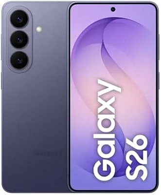 Celular Samsung Galaxy S26 5G, 512GB, 12GB RAM, Câmera Tripla de 50+12+10, Tela Grande de 6.3" - Violeta - Você ganha o dobro de memória (512GB) pelo mesmo preço de 256GB