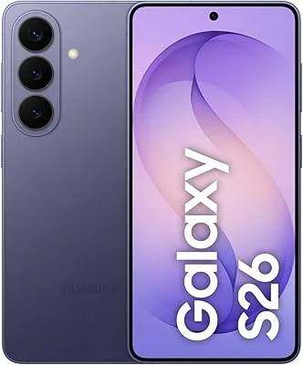 Vá para a página de detalhes de “Celular Samsung Galaxy S26 5G, 512GB, 12GB RAM, Câmera Tripla de 50+12+10, Tela Grande de 6.3" - Violeta - Você ganha o dobro de memória (512GB) pelo mesmo preço de 256GB”. Avaliado com 5 de 5 estrelas por 2 avaliações. Qualificado para o Prime.