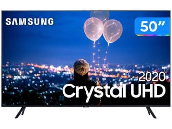 Smart TV Crystal Samsung UHD 4K LED 50” – 50TU8000 Wi-Fi Bluetooth HDR 3 HDMI 2 USB