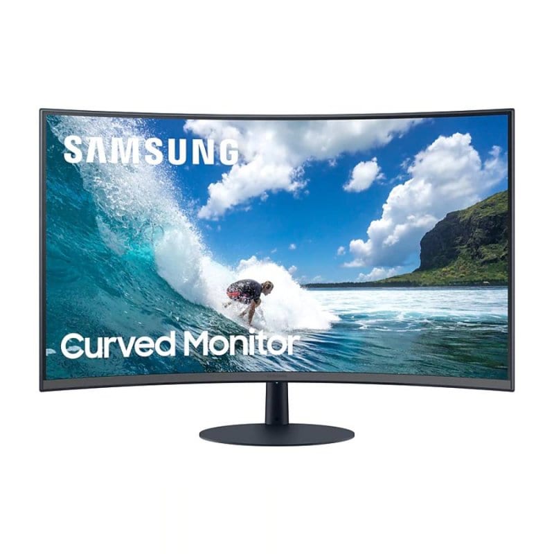 Monitor Curvo Samsung 32″ LC32T550FDLXZD AMD FreeSync 75Hz HDMI Display Port Curvatura 1000R Preto