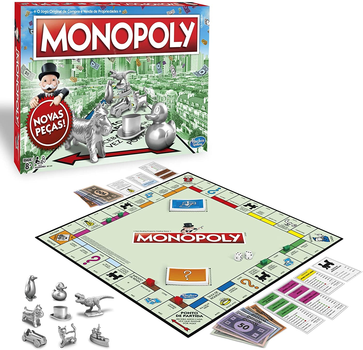 Jogo Hasbro Gaming Monopoly – C1009 Hasbro Gaming Verde/vermelho