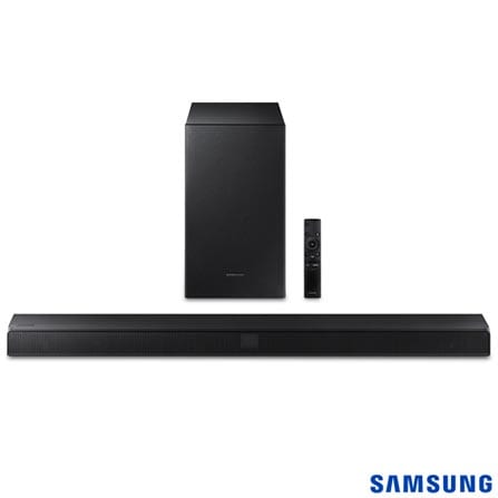 Soundbar Samsung com 2.1 Canais e 320W – HW-T550/ZD