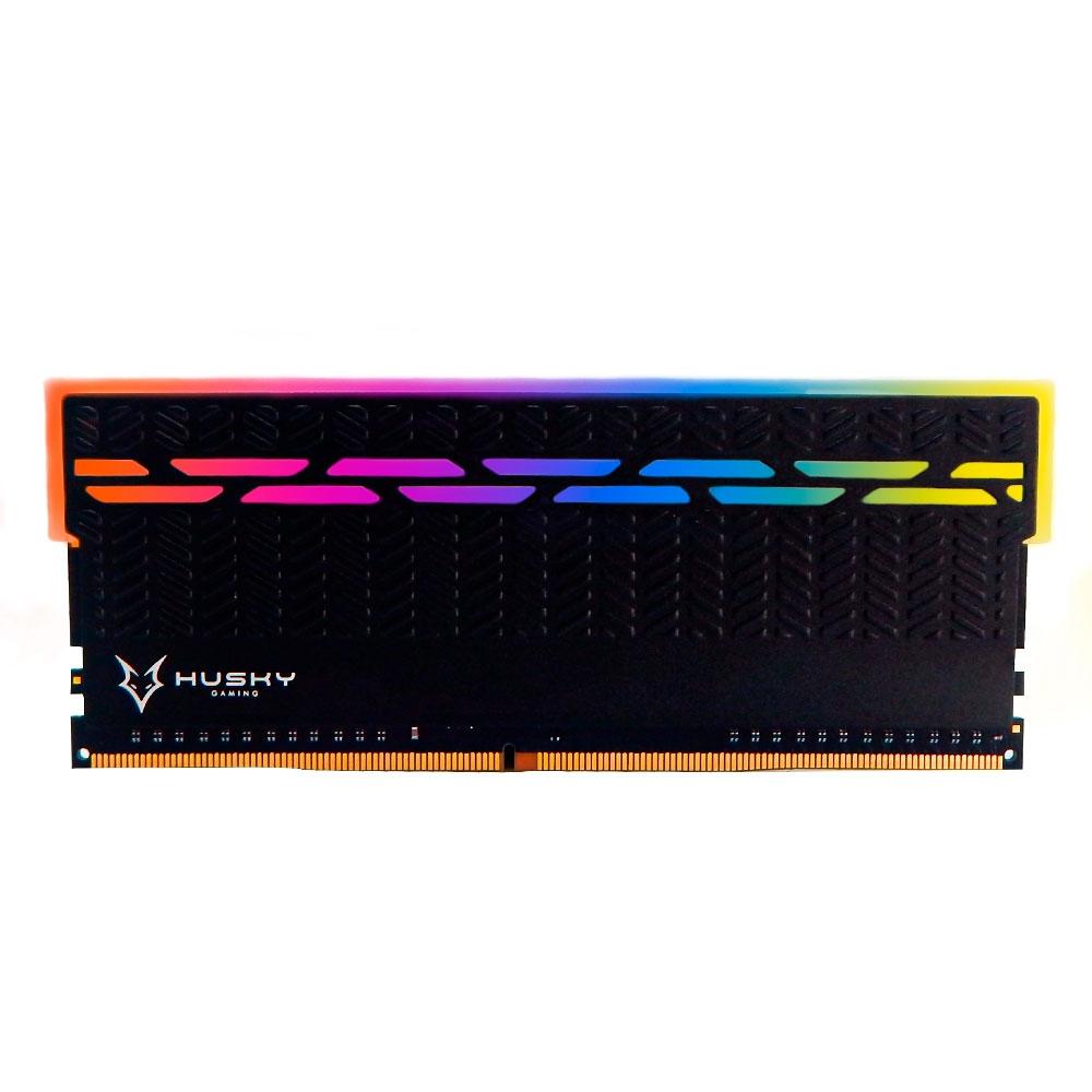 Memória Husky RGB, 8GB, 3200Mhz, DDR4, CL16, Preto – HMR-D4830