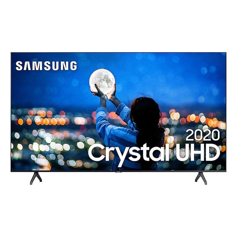 Smart TV 58″ Samsung Crystal UHD 4K 2020 UN58TU7000 Borda ultrafina Visual Livre de Cabos Wi-Fi HDMI