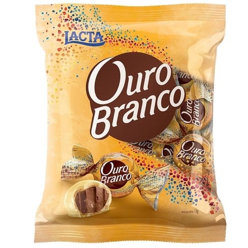 [Inativos 1 ano] Chocolate Bombom Ouro Branco Pacote c/ 1kg – Lacta