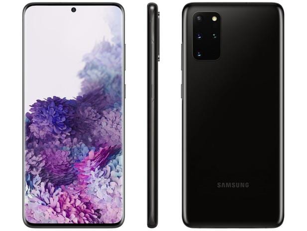 Smartphone Samsung Galaxy S20+ 128GB Cosmic Black – 8GB RAM Tela 6,7” Câm. Quádrupla + Selfie 10MP