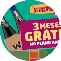 65% De Desconto – Plano Mensal – Clube Wine