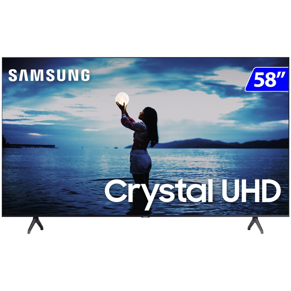 Smart TV Samsung LED 58″ 4K WiFi Tizen Crystal UHD UN58TU7020GXZD