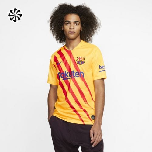 Camisa Nike Barcelona “Senyera” 2019/20 Torcedor Pro Masculina