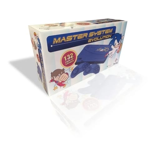 Videogame Master System Evolution Com 132 Jogos