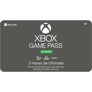 20% Desconto Gift Card Digital Xbox Game Pass Ultimate