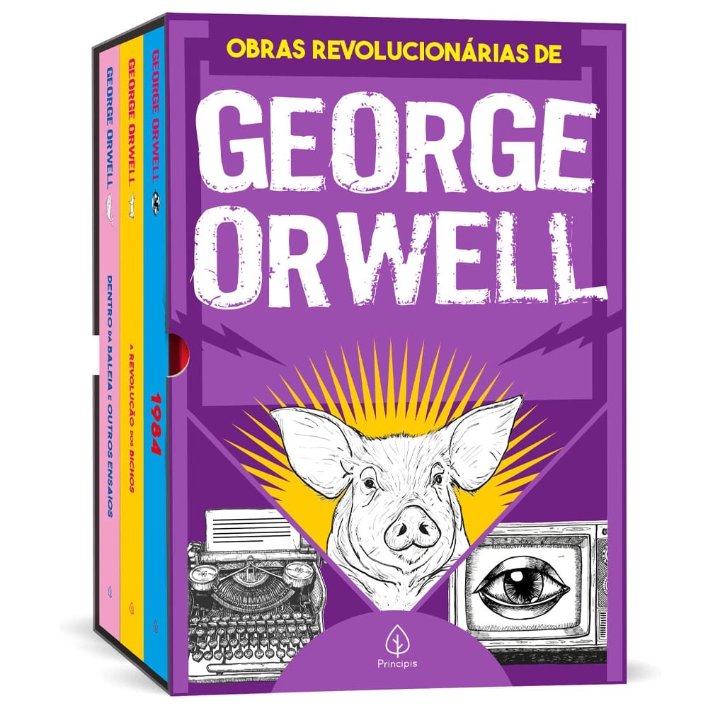 Livro – As obras revolucionárias de George Orwell – Box com 3 livros