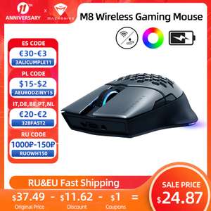 Mouse Gamer Machenike M8 sem fio recarregável 4.000DPI