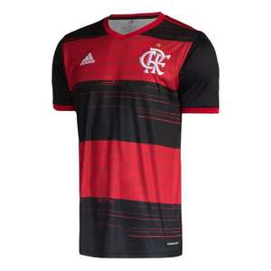 Camisa Flamengo I 20/21 s/n° Torcedor Adidas Masculina – Preto+Vermelho