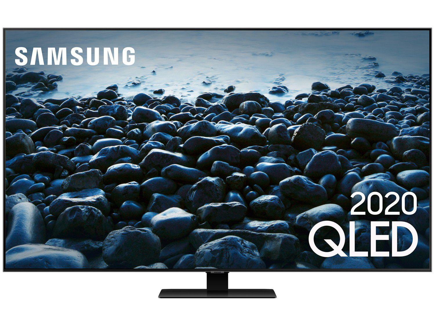 Samsung Smart TV QLED 4K Q80T 55″, Pontos Quânticos, Modo Game, Som em Movimento, Alexa built in, Borda Infinita