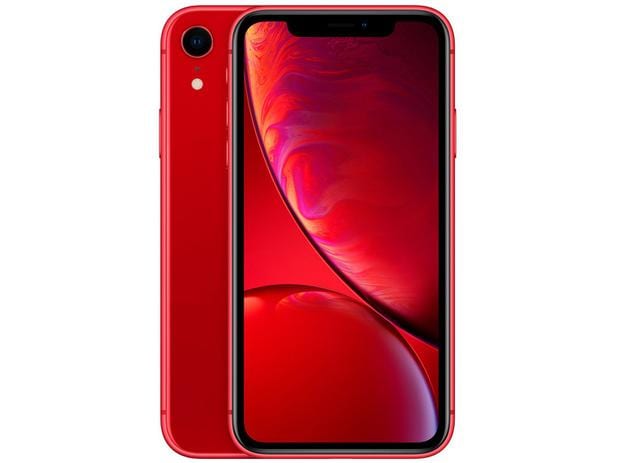 iPhone XR Apple 128GB (PRODUCT)RED 6,1” 12MP iOS [ CLIENTE OURO + APP ]