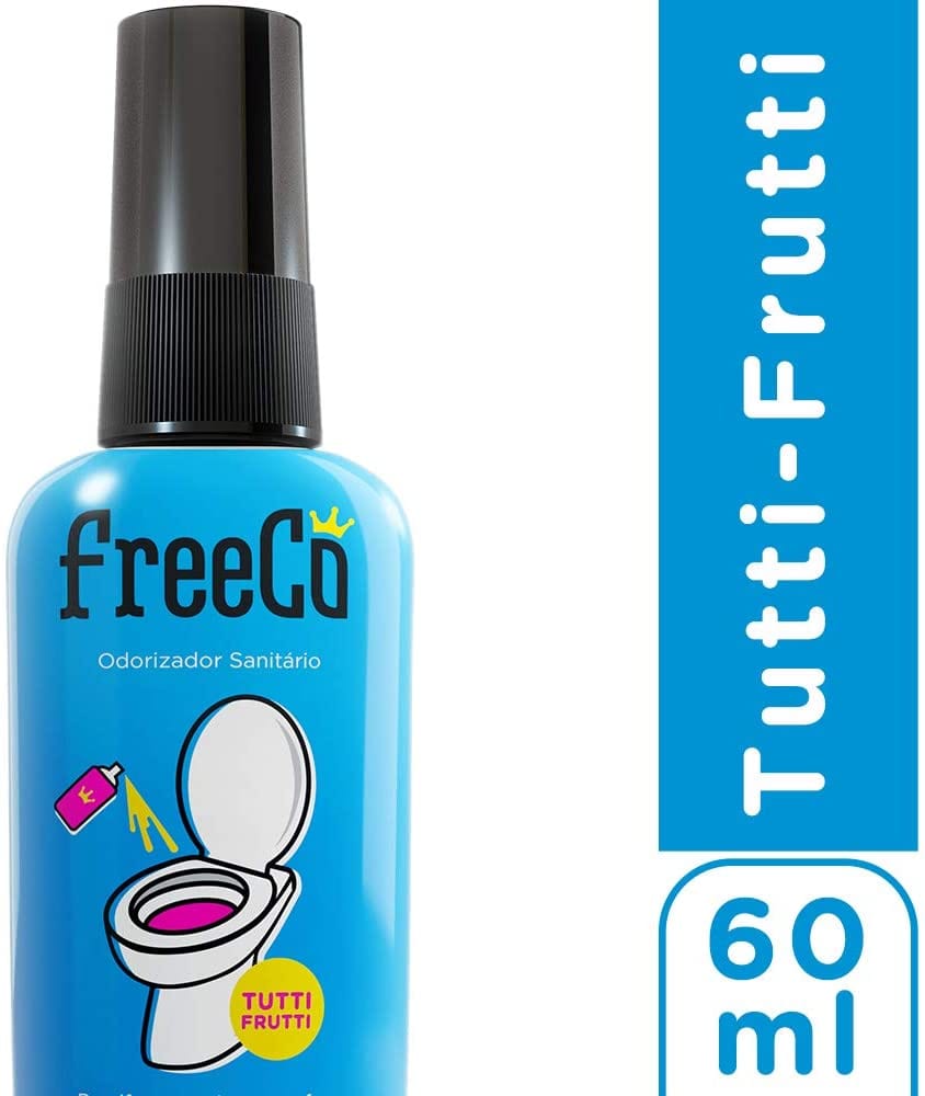 Bloqueador De Odores Sanitarios Freecô Tutti Frutti 60 Ml, Freeco, 60 Ml