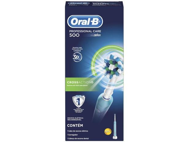 Escova de Dente Elétrica Oral-B Professional Care CrossAction 500 110v