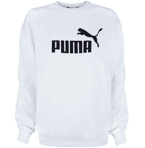 Blusão de Moletom Puma Ess Logo Crew Sweat FL – Feminino