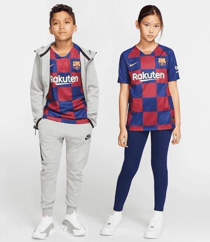 Camisa Nike Barcelona I Torcedor Pro 2019/20 Infantil