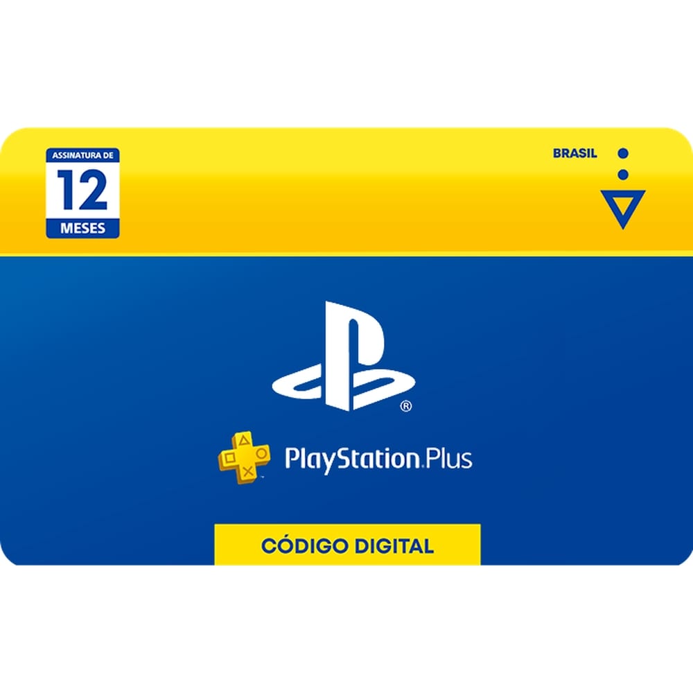 Gift Card Playstation Plus 12 Meses [Exclusivo Brasil] [Selecionados]