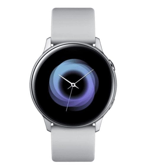 Smartwatch Samsung Galaxy Watch Active 40mm Prata com Tela Super Amoled de 1.1″, Bluetooth, Wi-Fi, GPS, NFC e Sensor de Frequência Cardíaca