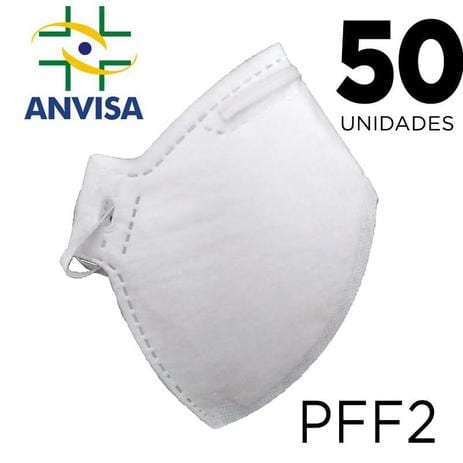 Máscara Respirador PFF2 – pacote 50 unidades – Texmed/J2