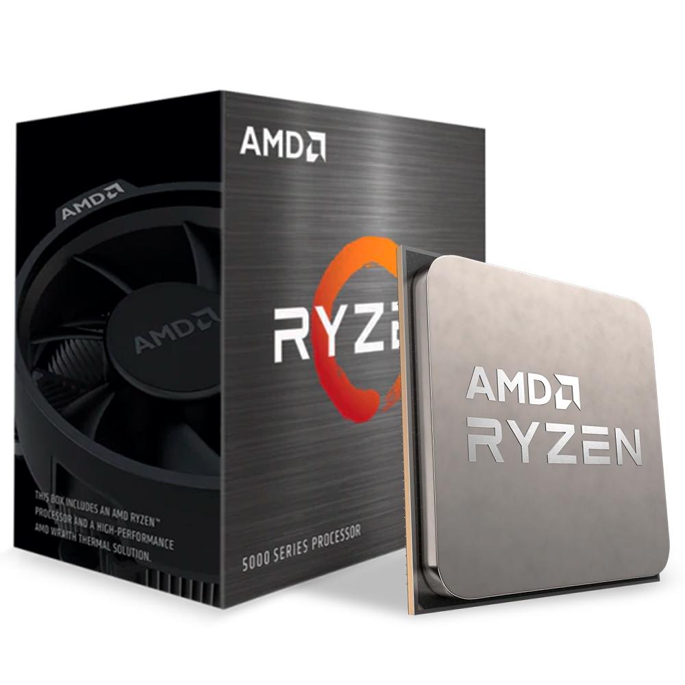 Processador AMD Ryzen 5 5600X, Cache 35MB, 3.7GHz (4.6GHz Max Turbo), AM4 – 100-100000065BOX