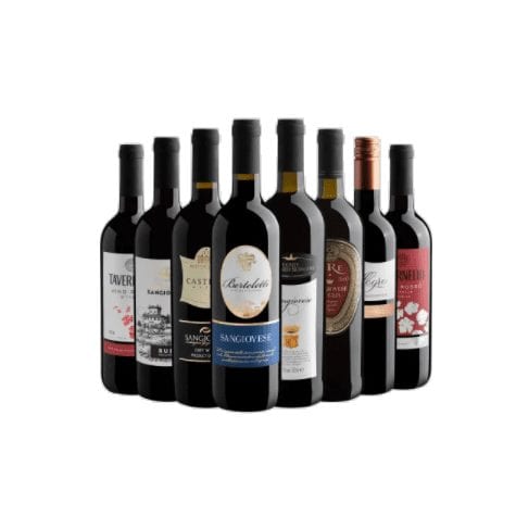 Kit Itália: 8 Vinhos por R$28,90 cada com o cupom ITALIA20