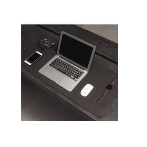 Mouse Pad Desk Pad Max em Couro Ecologico 90x40cm – WORKPAD (Café)