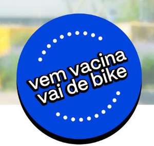Bicicleta grátis para ir tomar vacina