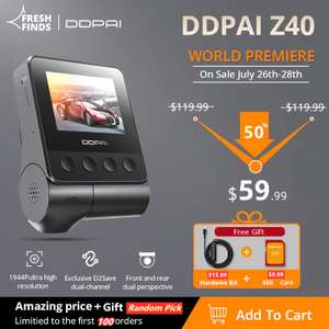 Dash cam Ddpai z40 com GPS