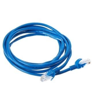 Cabo de Rede Plus Cable PC-ETHU25BL Cat.5E 2.5M Azul Patch Cord – Conectores RJ45 Capa de PVC
