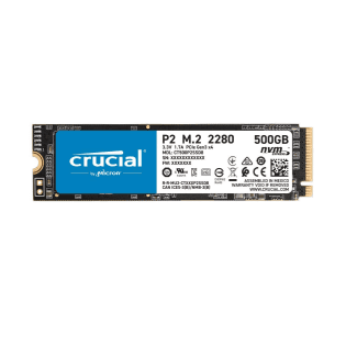 SSD Crucial P2 500 GB 3D NAND NVMe PCIe M.2 até 2400 MB/s – CT500P2SSD8