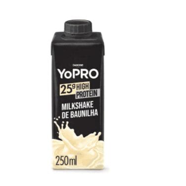 YoPRO Bebida Láctea UHT Milkshake de Baunilha 25g de proteínas 250ml