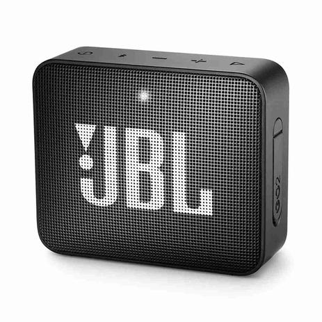 Caixa de Som Portátil Go 2 Black JBL com Bluetooth e à Prova d´Água