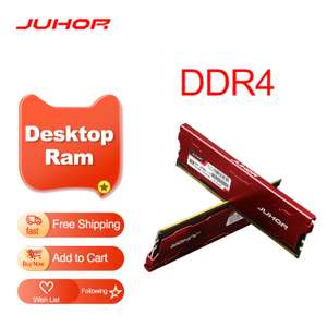 Memória RAM 8GB DDR4 JUHOR 3000MHz (XMP)