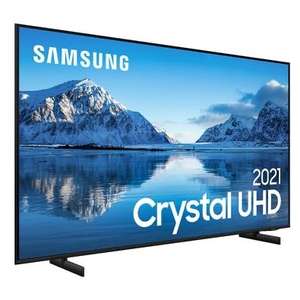 Samsung Smart TV 85´´ Crystal UHD 4K 85AU8000, Dynamic Crystal Color, Borda Infinita, Visual Livre de Cabos, Alexa Built In – UN85AU8000GXZD