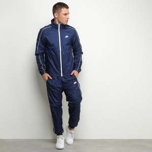 Agasalho Nike NSW Suit Basic Masculino – Azul+Branco