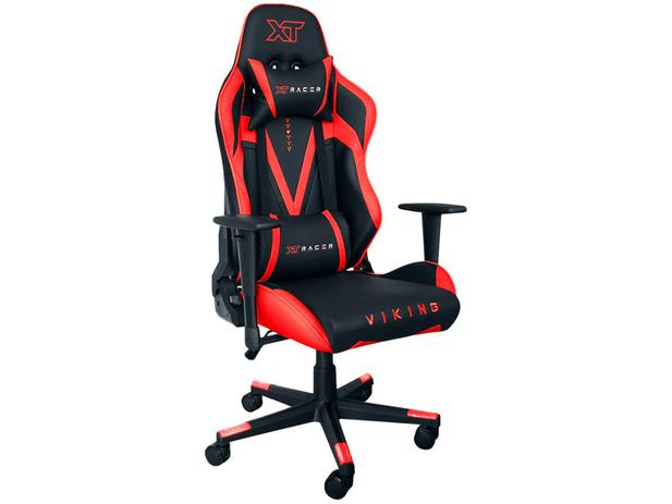 Cadeira Gamer XT Racer Reclinável Preta e Vermelha – Viking Series XTR-013