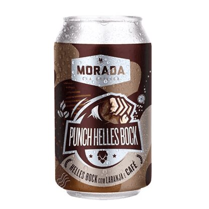 Cerveja Morada Punch Helles Bock Lata 350ml