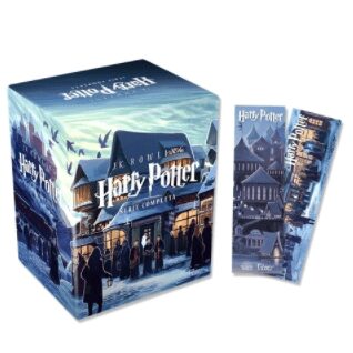 Coleção Harry Potter – 7 Volumes (Português) Capa Comum + Marcador Exclusivo – 1ª Ed.