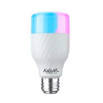 Lâmpada KaBuM! Smart, RGB + Branco, 10W, Google Home, Alexa