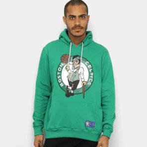 Moletom NBA Boston Celtics Canguru Masculino – Verde