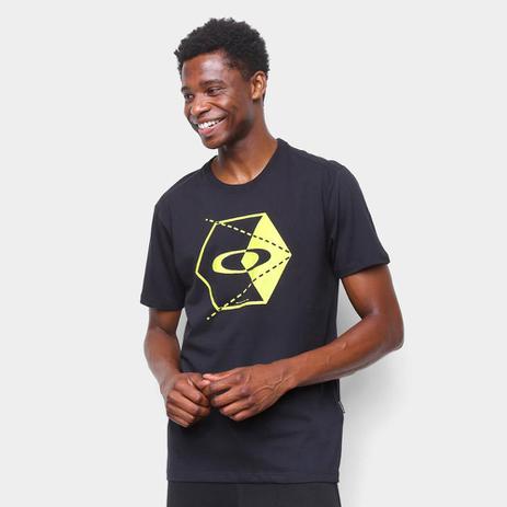 Camiseta Oakley Hex Masculina – Preto