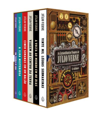 As extraordinárias viagens de Júlio Verne – Box com 6 títulos