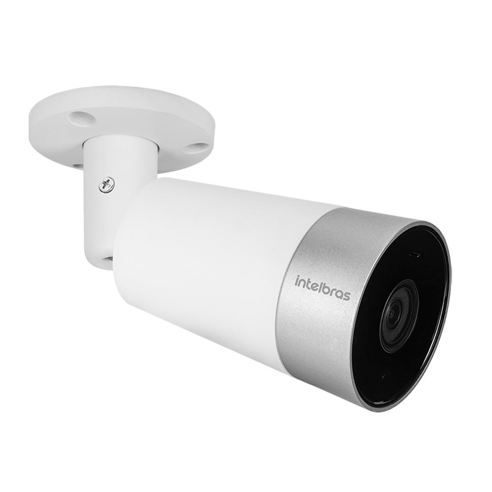 Câmera Externa Intelbras iM5 Full HD WiFi com Visão Noturna e Microfone Externo Alexa Google Assistant Branco – 4565502